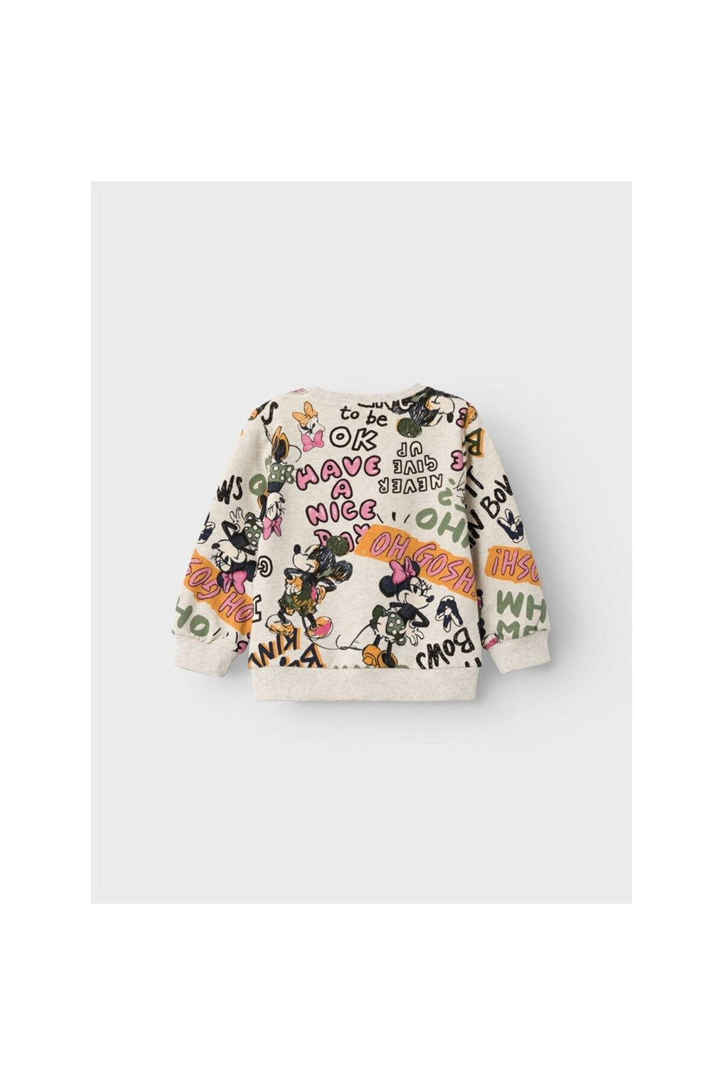Minnie Mouse Desenli Kız Çocuk Sweatshirt-Uzun Kol Regular Fit