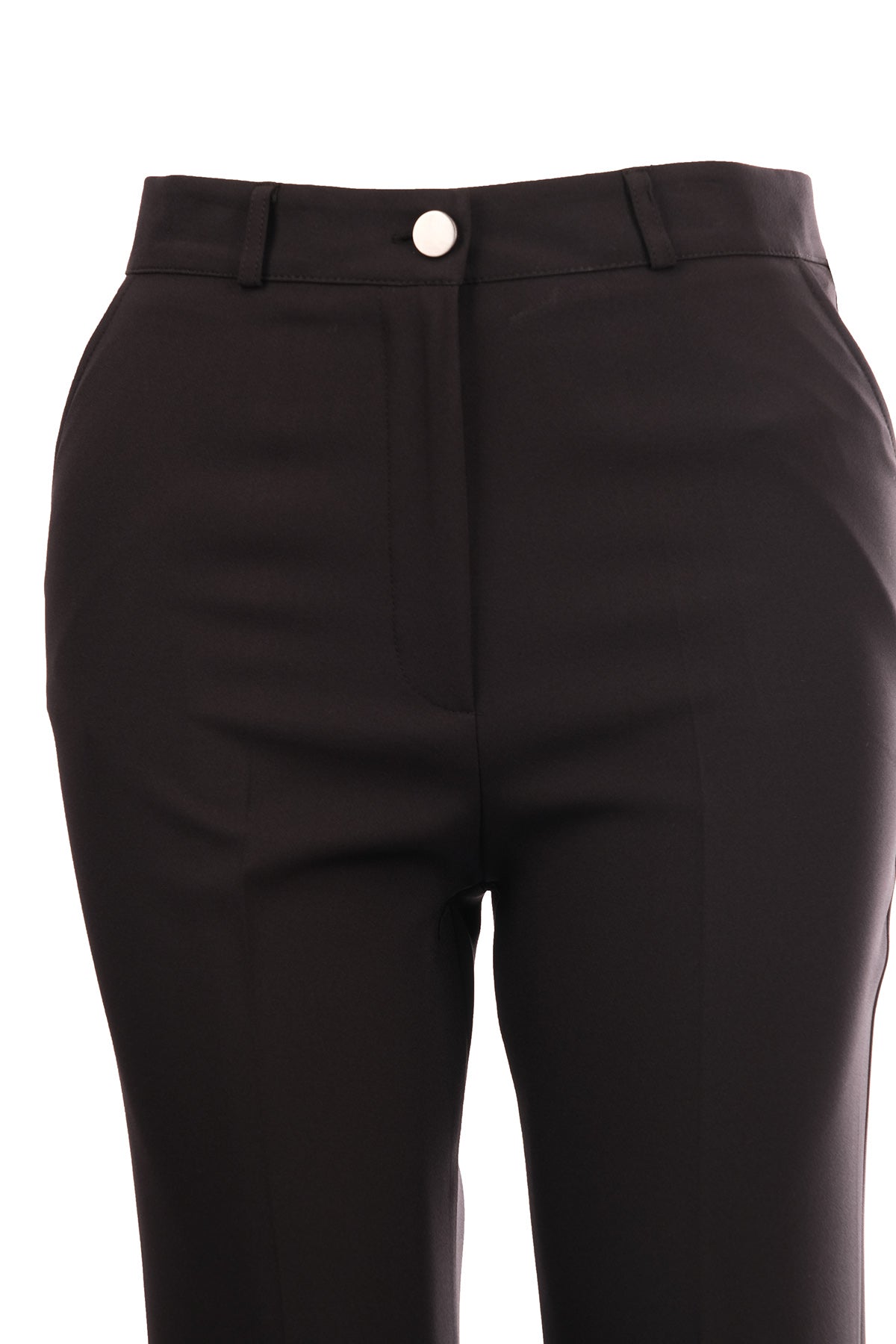 Modiva Minimalist Yüksek Bel Regular Fit Kadın Pantolon - Günlük & İş