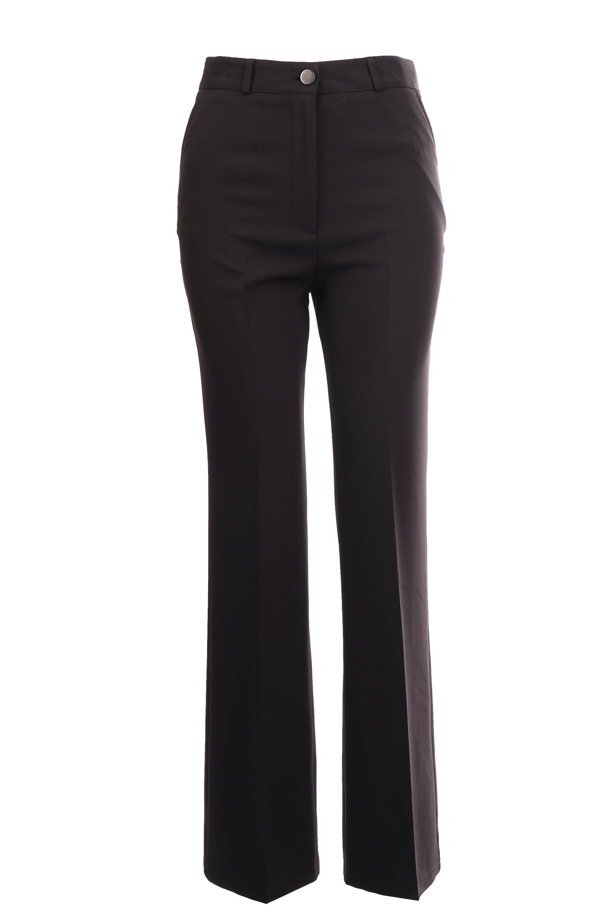 Modiva Minimalist Yüksek Bel Regular Fit Kadın Pantolon - Günlük & İş