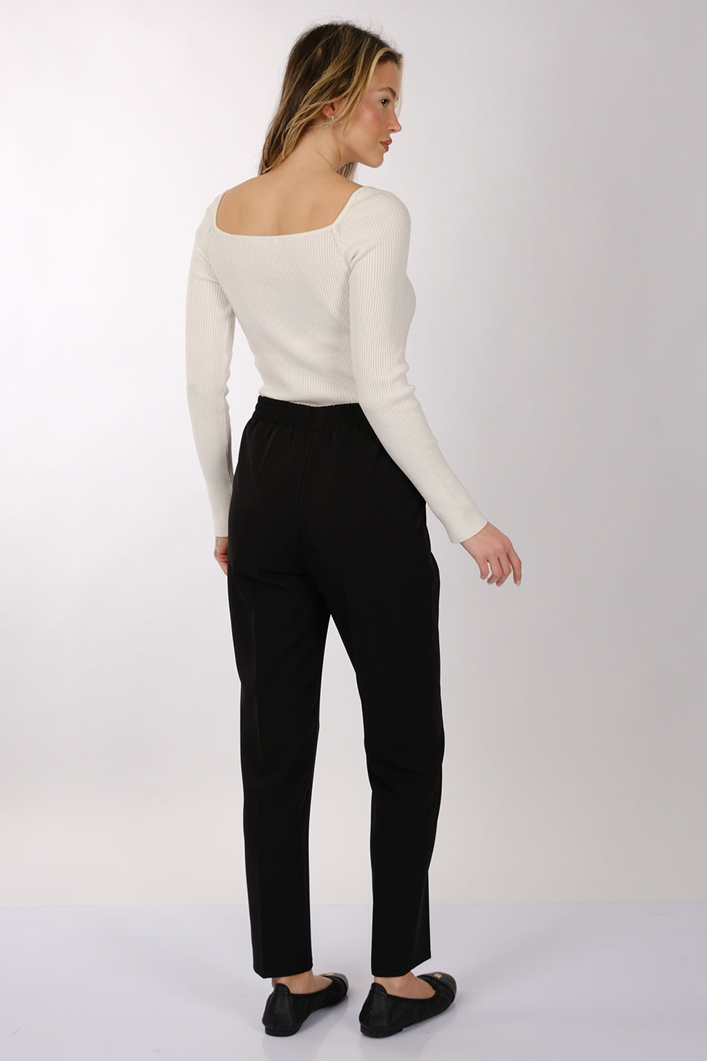 Modiva Kadın Yüksek Bel Regular Fit Pantolon - Minimalist Tarz
