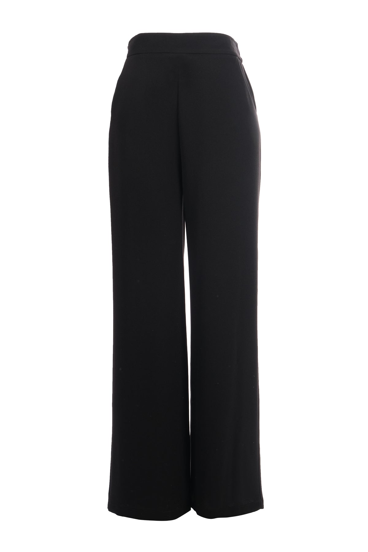 Modiva Minimalist Geniş Paça Kadın Pantolon - Yüksek Bel - Günlük