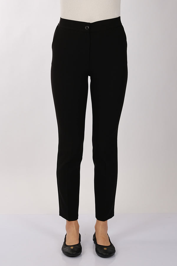 Modiva Minimalist Yüksek Bel 7/8 Dar Kesim Kadın Pantolon - Günlük & Ofis