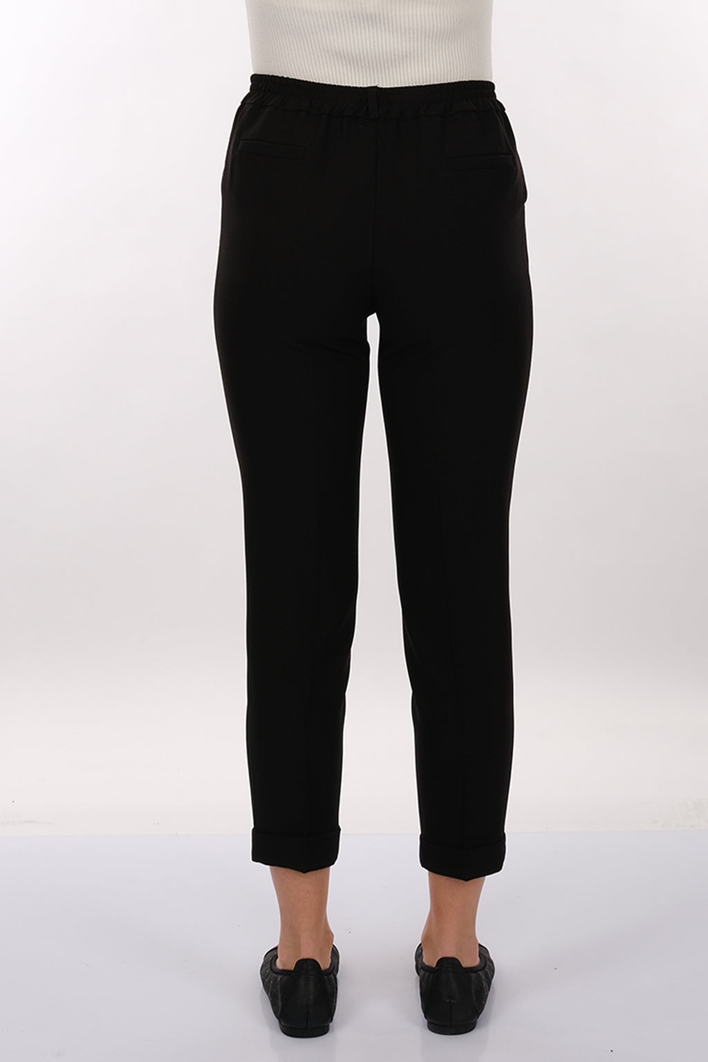 Modiva Minimalist Yüksek Bel Midi Kadın Pantolon - Günlük & Ofis