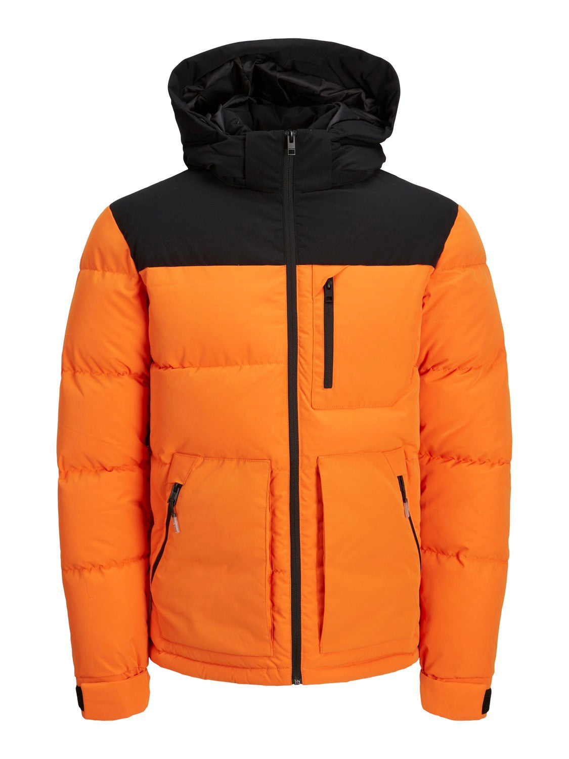 Jack&Jones Minimalist Oversize Kapüşonlu Erkek Kışlık Mont