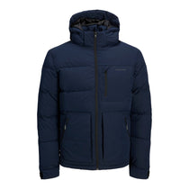 Jack&Jones Minimalist Oversize Kapüşonlu Erkek Kışlık Mont