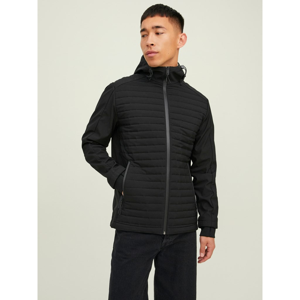 Jack&Jones Minimalist Kapüşonlu Erkek Mont - Günlük Stil İkincil görsel
