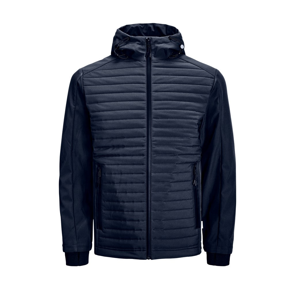 Jack&Jones Minimalist Kapüşonlu Erkek Mont - Günlük Stil