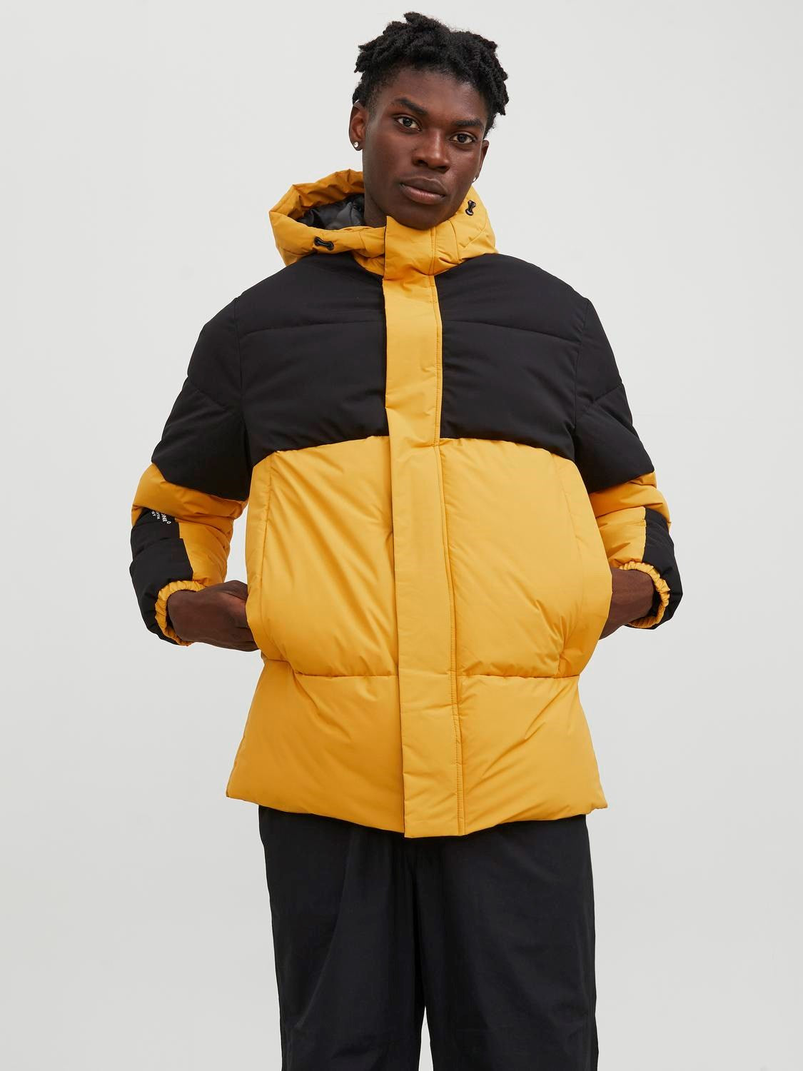 Jack&Jones Oversize Kapüşonlu Şişme Mont - Günlük Kullanım Translation missing: tr.content.product_image_secondary