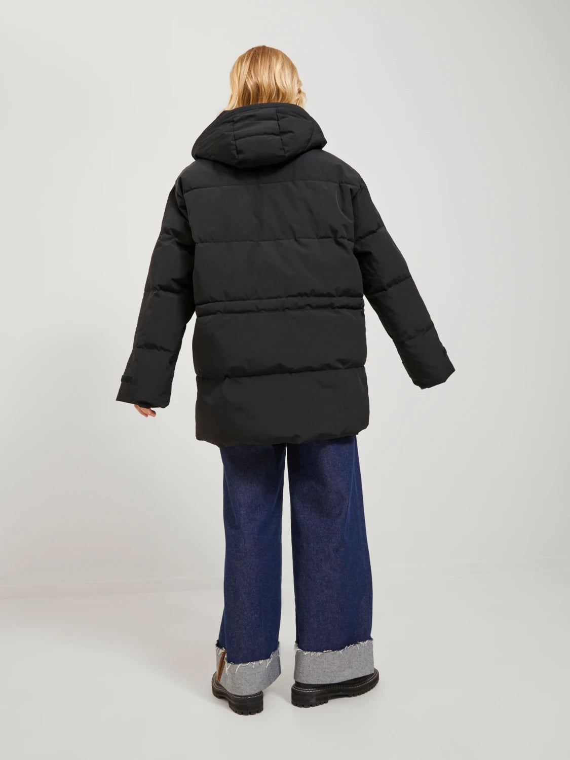 Jack&Jones JJXX Oversize Kapüşonlu Midi Pardesü - Günlük Kışlık