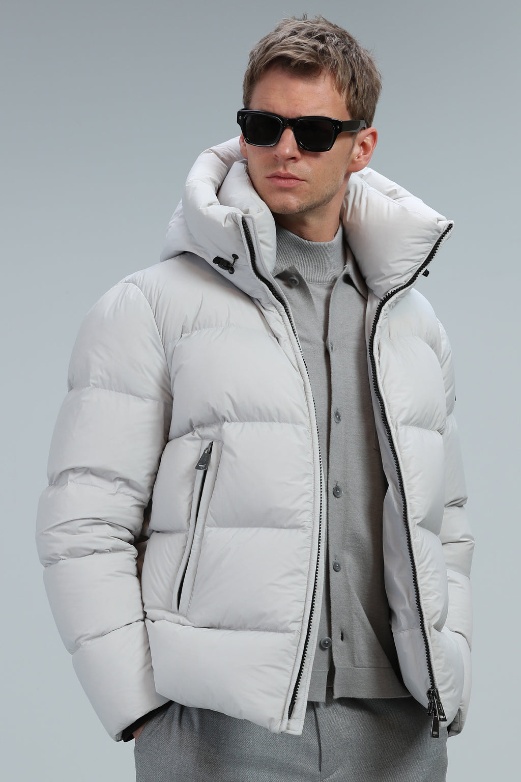 Lufian Oversize Minimalist Erkek Kışlık Mont - Regular Fit