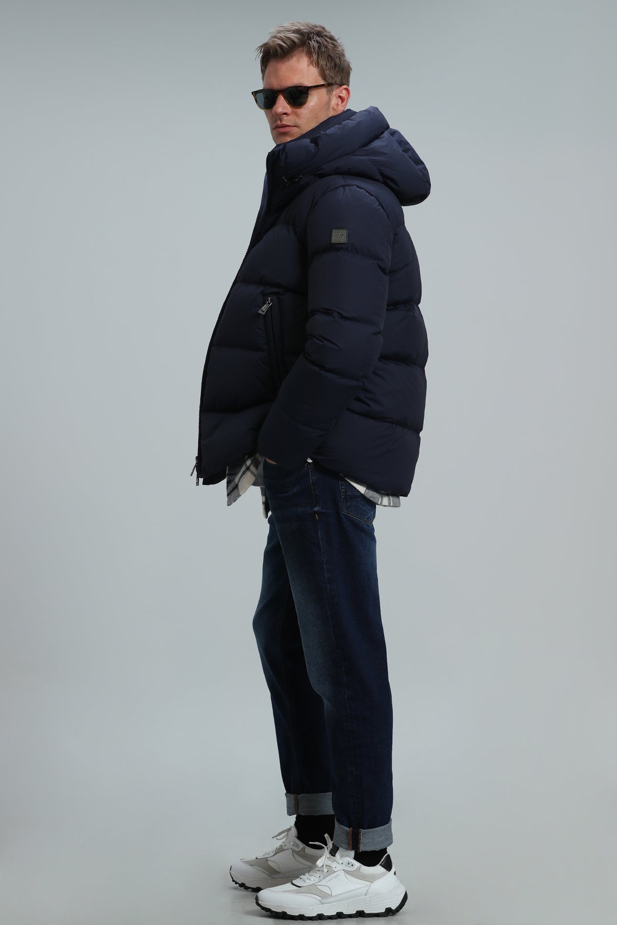 Lufian Oversize Minimalist Erkek Kışlık Mont - Regular Fit