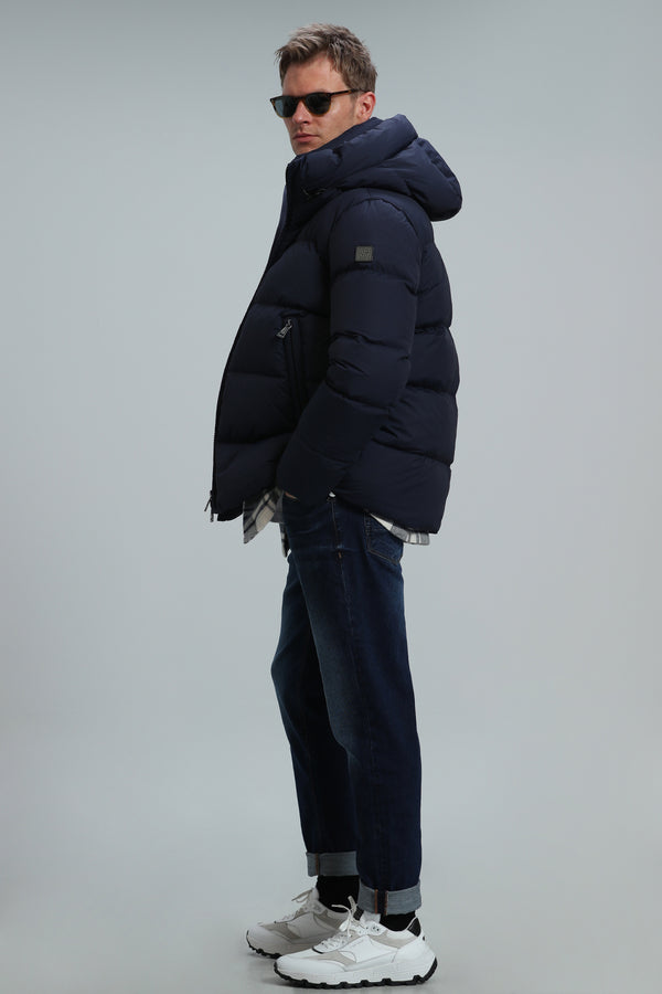 Lufian Oversize Minimalist Erkek Kışlık Mont - Regular Fit