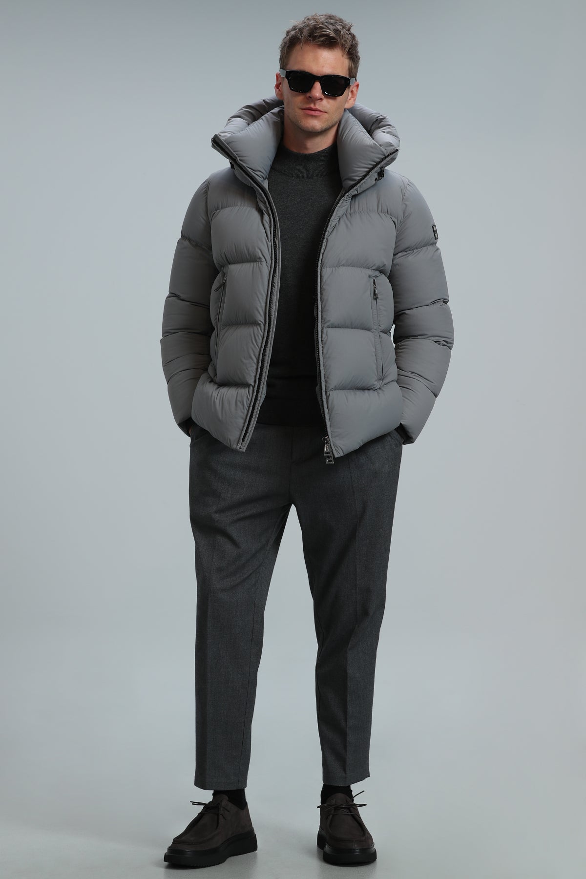 Lufian Oversize Minimalist Erkek Kışlık Mont - Regular Fit