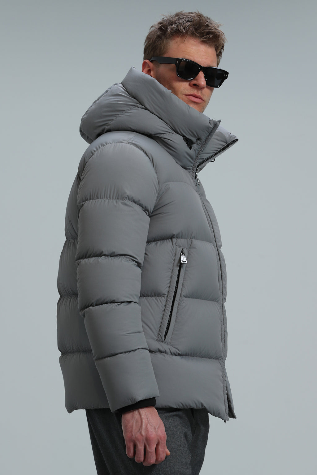 Lufian Oversize Minimalist Erkek Kışlık Mont - Regular Fit