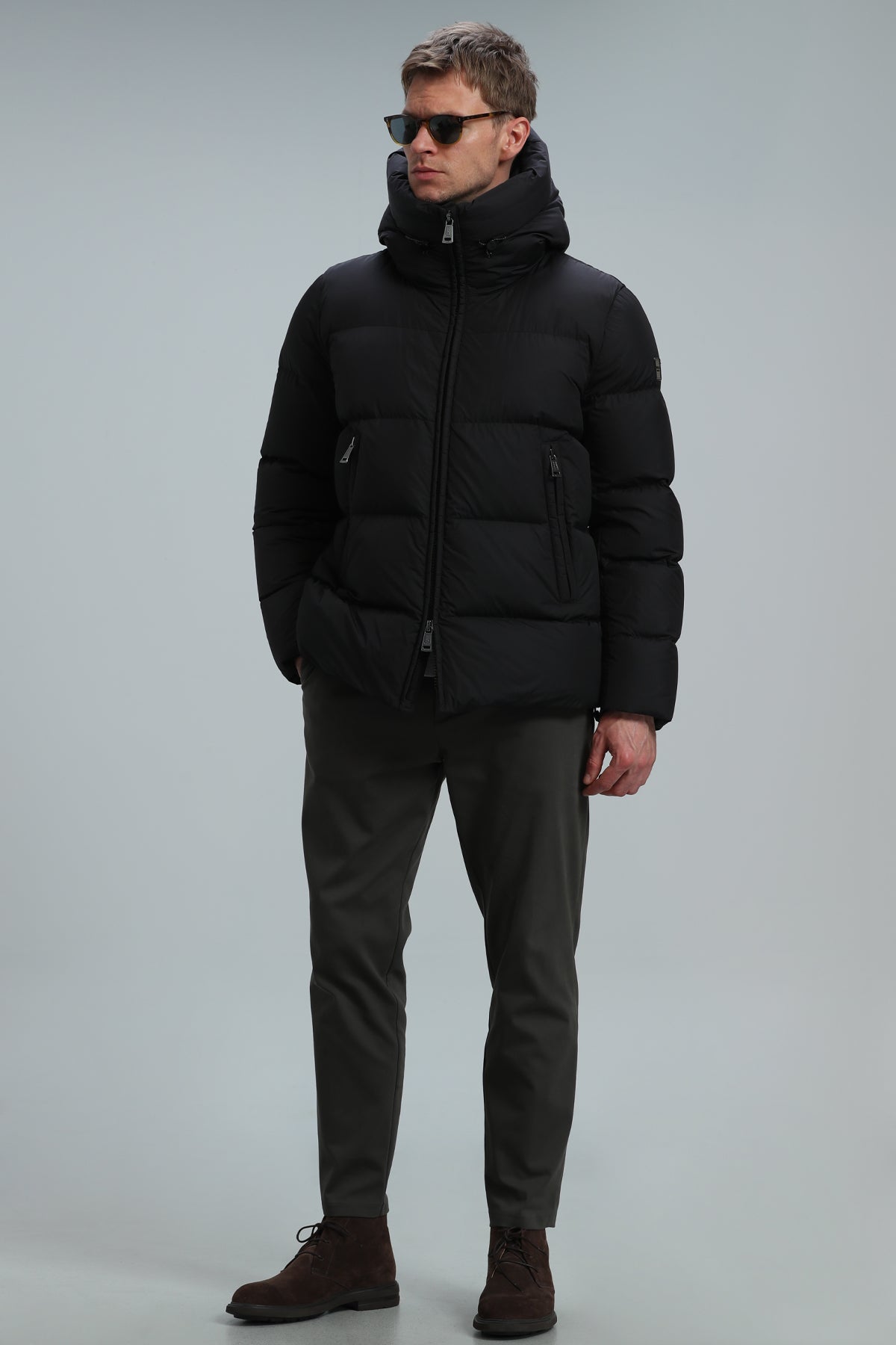 Lufian Oversize Minimalist Erkek Kışlık Mont - Regular Fit