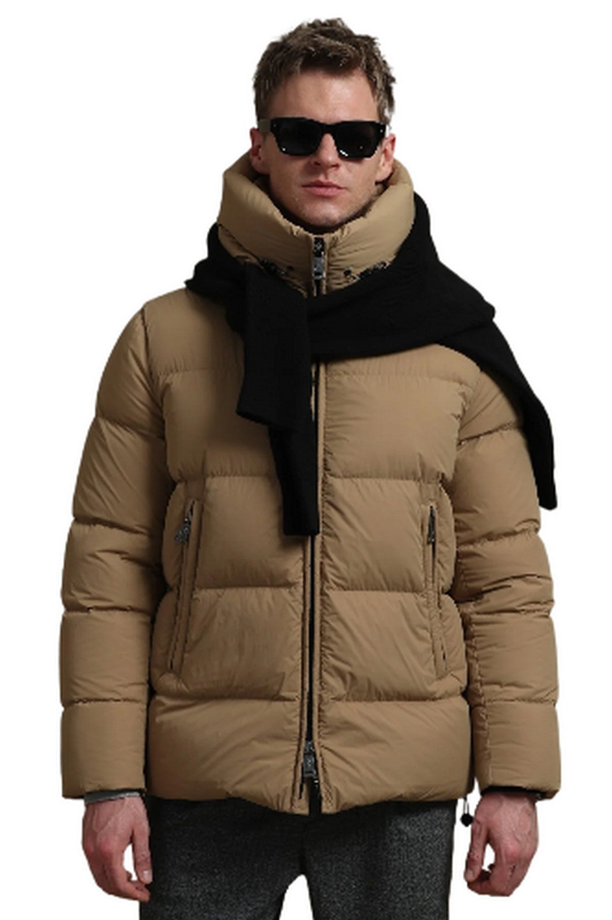 Lufian Oversize Minimalist Erkek Kışlık Mont - Regular Fit Translation missing: tr.content.product_image_main