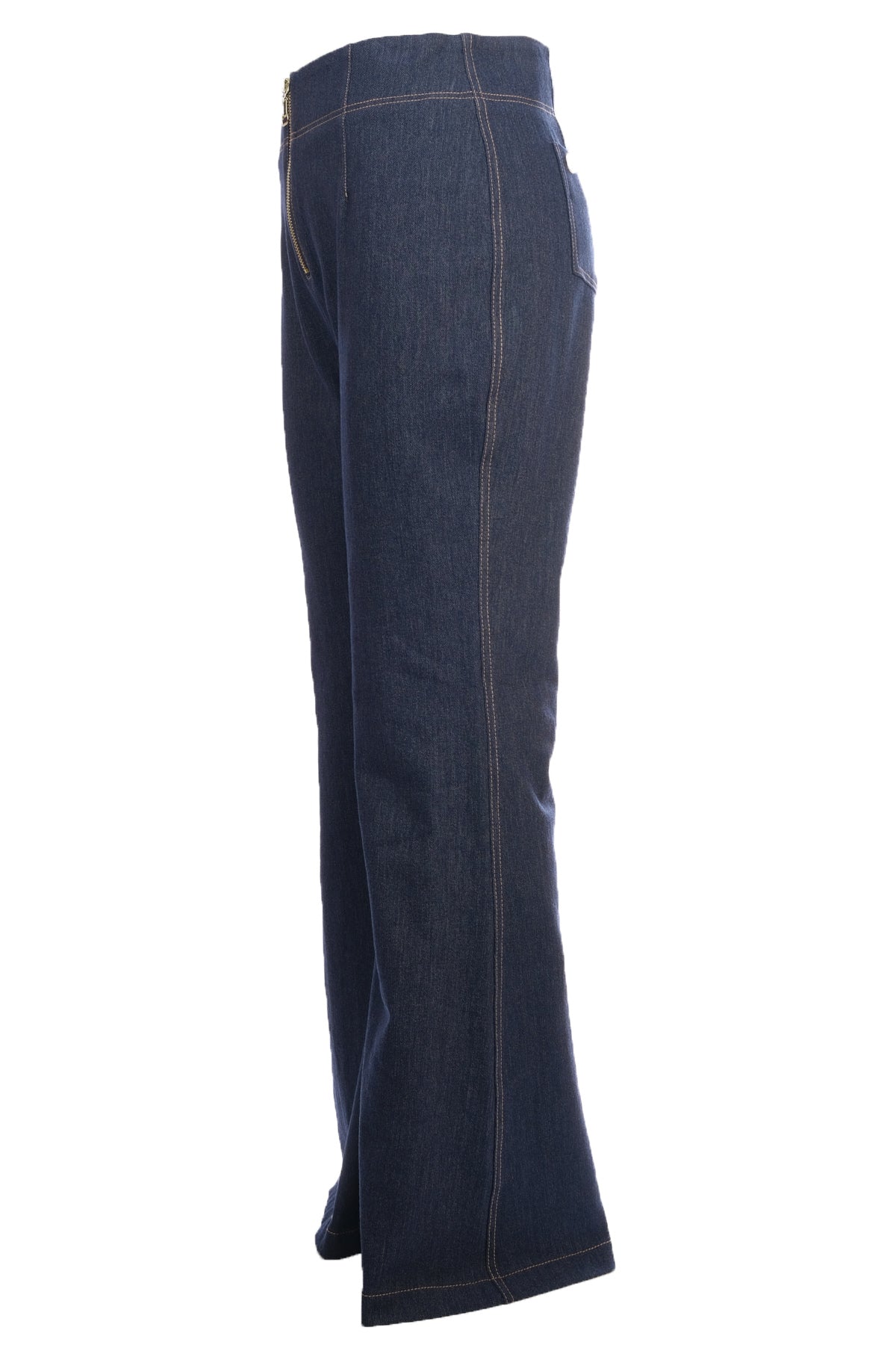 Naar Yüksek Bel Çan Pantolon - Vintage Denim - Günlük Şıklık
