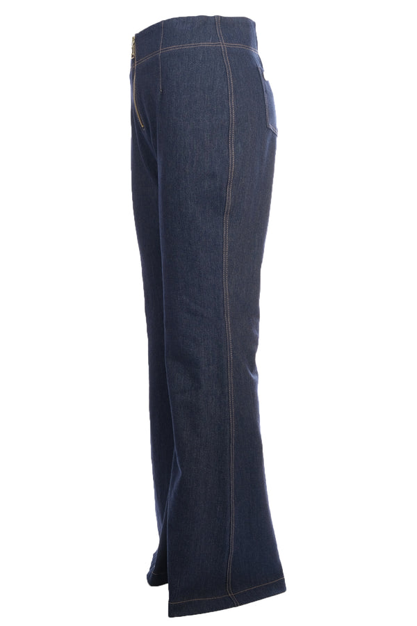 Naar Yüksek Bel Çan Pantolon - Vintage Denim - Günlük Şıklık