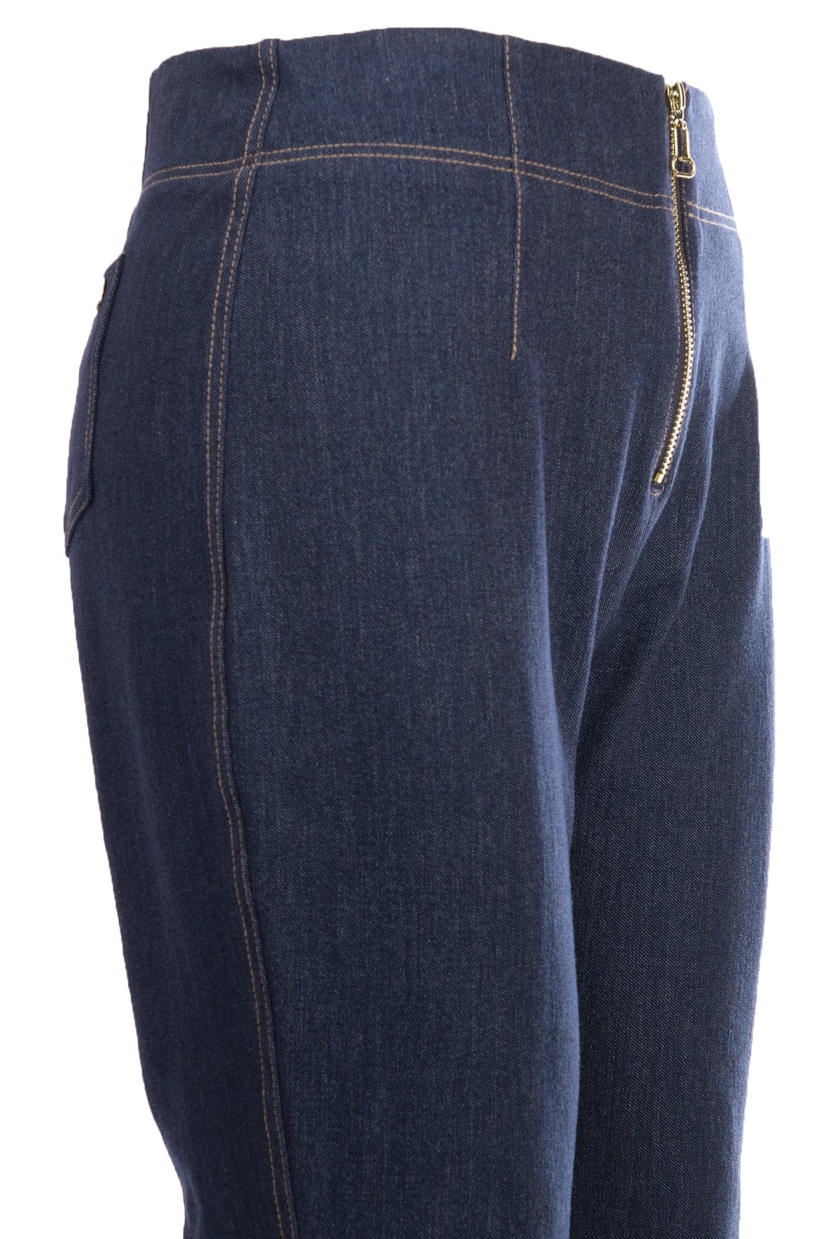 Naar Yüksek Bel Çan Pantolon - Vintage Denim - Günlük Şıklık