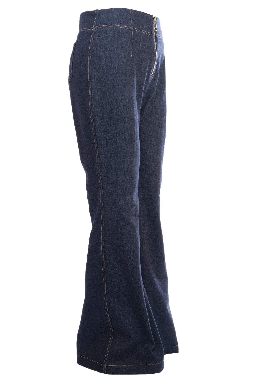 Naar Yüksek Bel Çan Pantolon - Vintage Denim - Günlük Şıklık