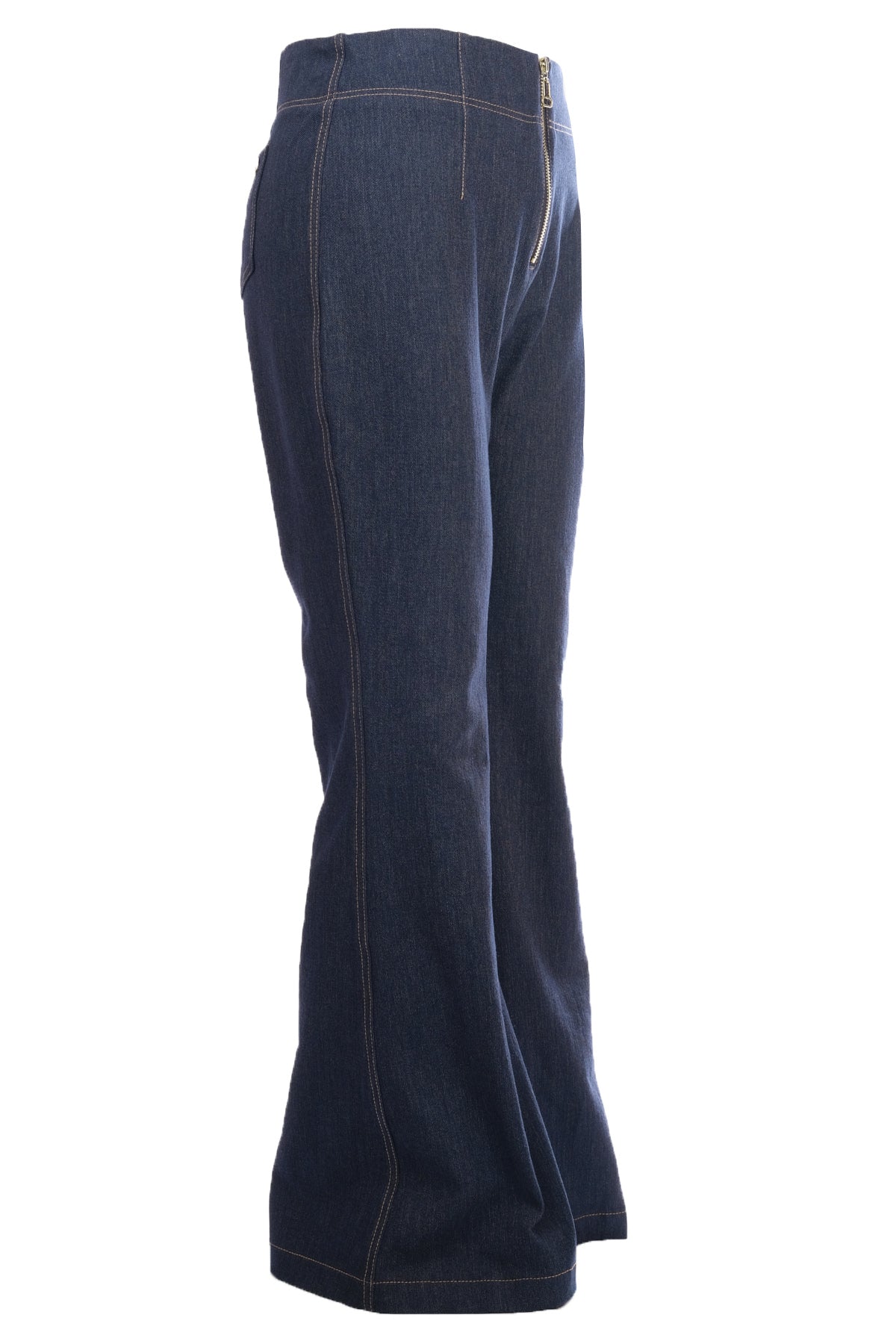 Naar Yüksek Bel Çan Pantolon - Vintage Denim - Günlük Şıklık