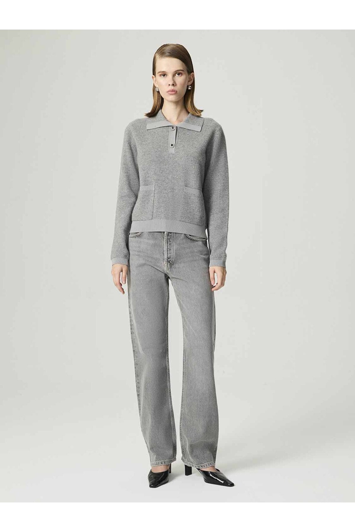 Nocturne Kadın Düğme Aksesuarlı Triko N26KD50153