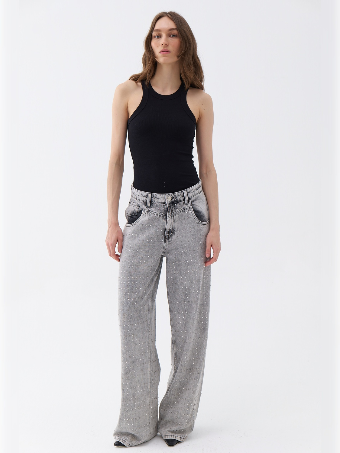 Nocturne Taş Tasarımlı Boyfriend Jean N25KD18120