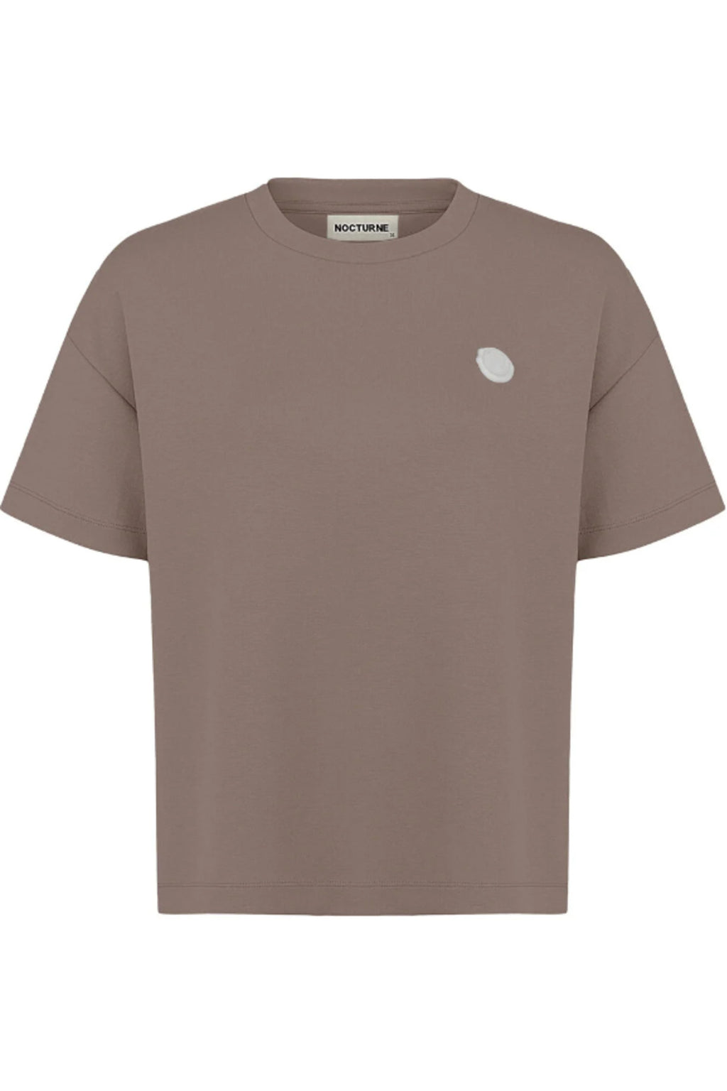 Nocturne Minimalist Oversize Kadın T-Shirt - Kısa Kol - Günlük