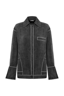 Nocturne Minimalist Oversize Uzun Kol Günlük Kadın Gömlek