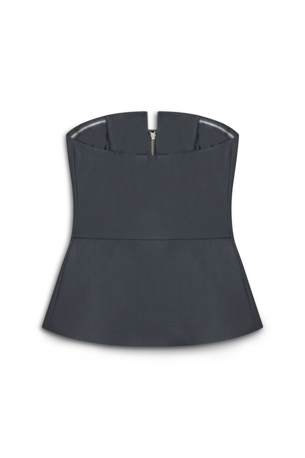 Nocturne Minimalist Straplez Crop Top - Günlük & Şık Kombinler
