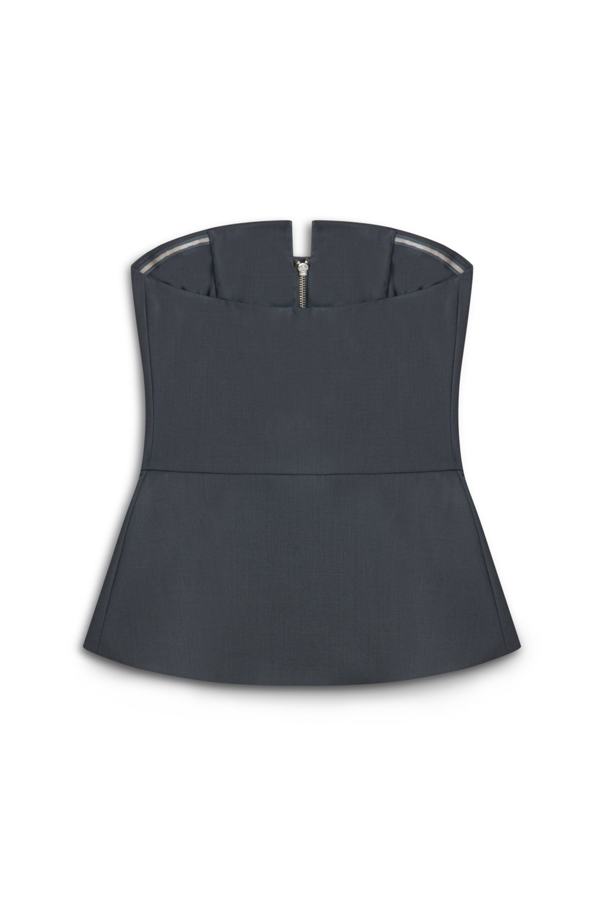 Nocturne Minimalist Straplez Crop Top - Günlük & Şık Kombinler