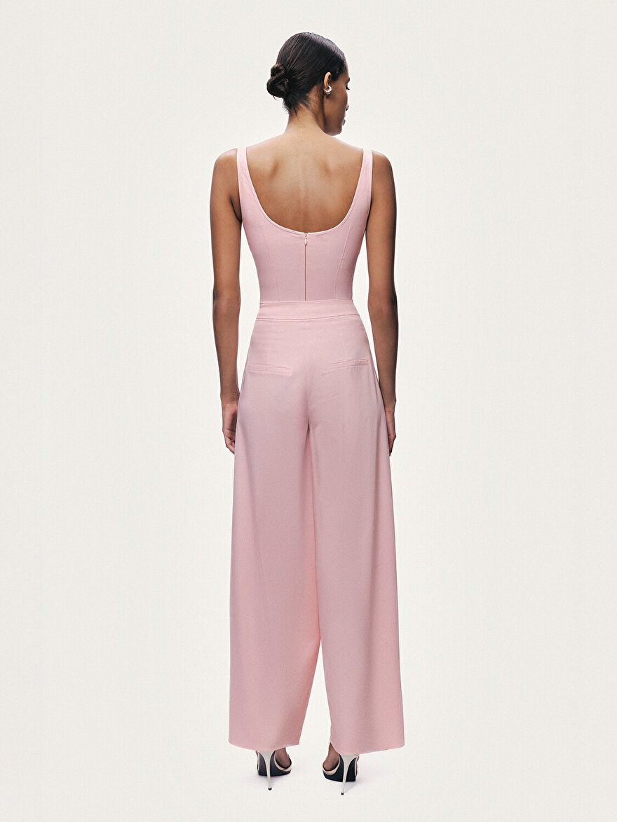 Nocturne Pile Detaylı Pantolon N26YN3517 İkincil görsel
