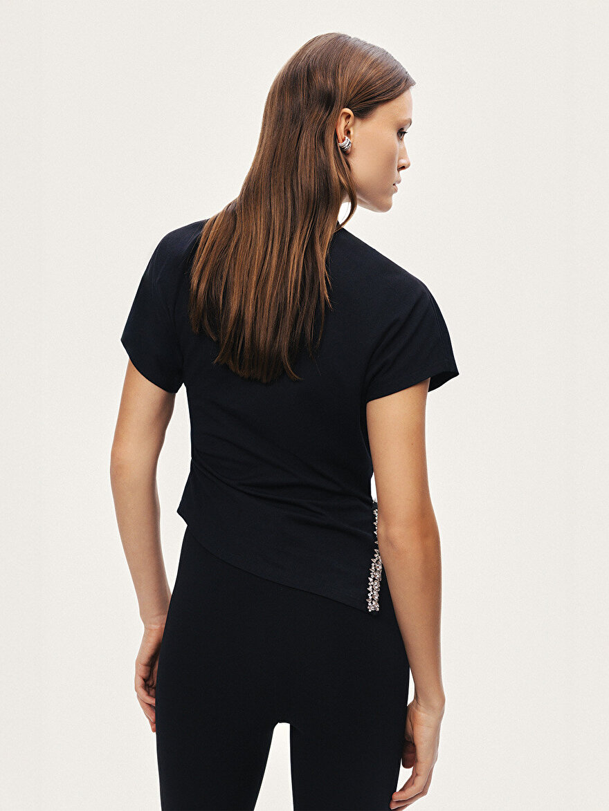 Nocturne Taş Detaylı T-Shirt N26YD70089