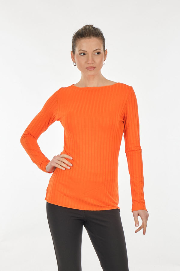 On Kadın Minimalist Uzun Kol Regular Fit Bluz - Günlük & Ofis