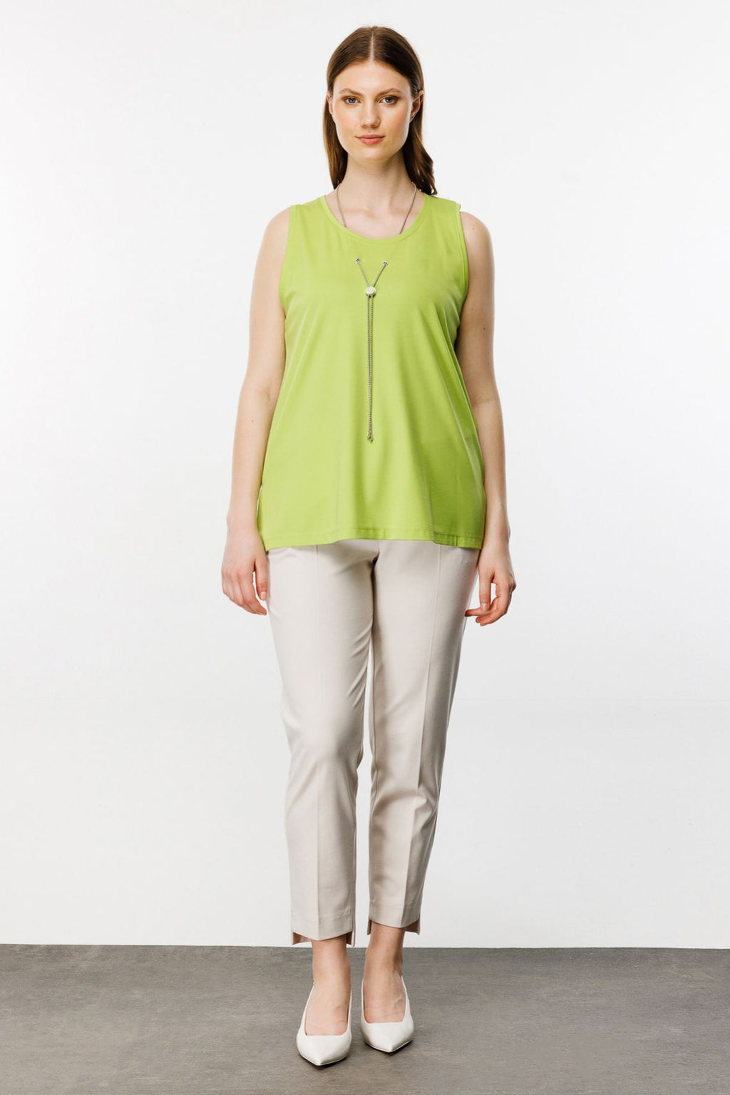 On Kadın Oversize Kolsuz Bluz - Minimalist Günlük Stil