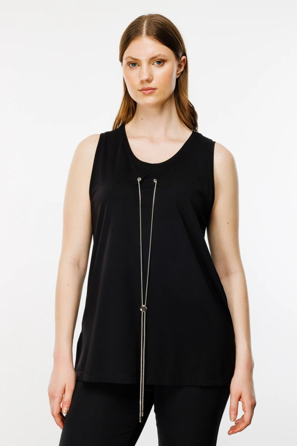 On Kadın Oversize Kolsuz Bluz - Minimalist Günlük Stil