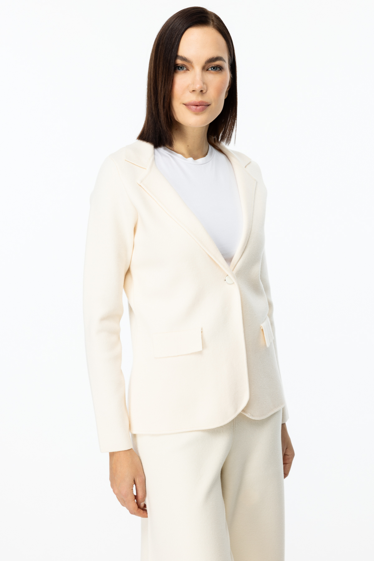 On Kadın Hırka - Minimalist Tasarım, Uzun Kol, Regular Fit
