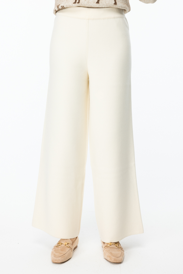 On Minimalist Oversize Yüksek Bel Geniş Paça Kadın Pantolon