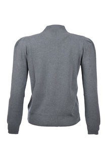 On Minimalist Uzun Kol Yüksek Yaka Kadın Kazak - Crop Kesim