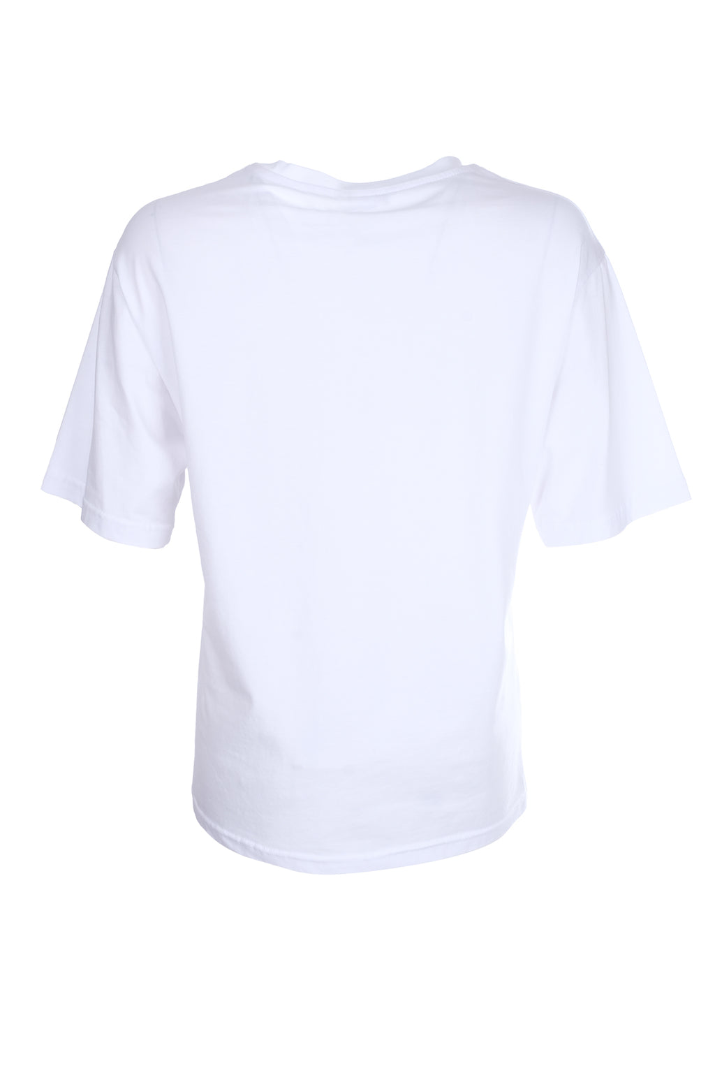 On Oversize Nakışlı Kısa Kol Kadın Bluz - Minimalist Tarz