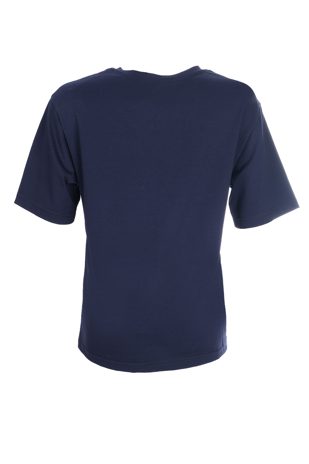 On Oversize Nakışlı Kısa Kol Kadın Bluz - Minimalist Tarz