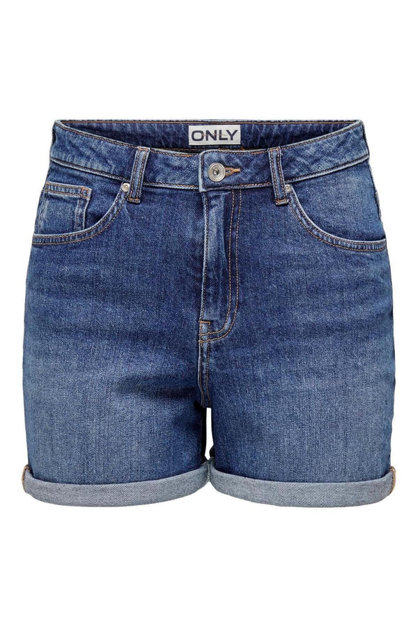 Only Yüksek Bel Mini Denim Şort - Minimalist Günlük Stil - Hızlı Kargo