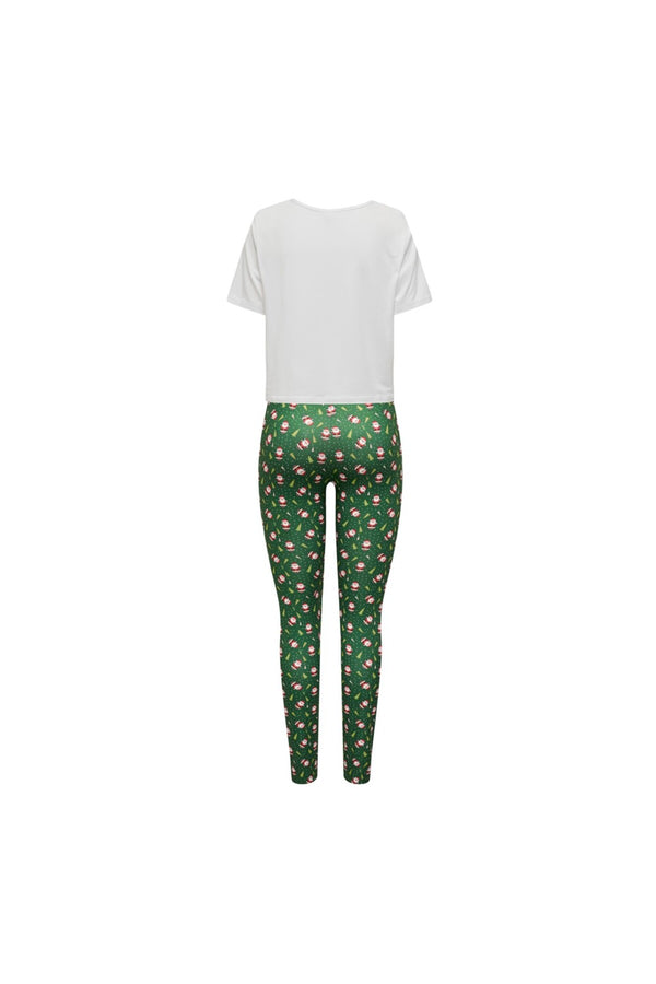 Only Minimalist Crop Kadın Pijama Takımı - Kısa Kol Rahat Uyku