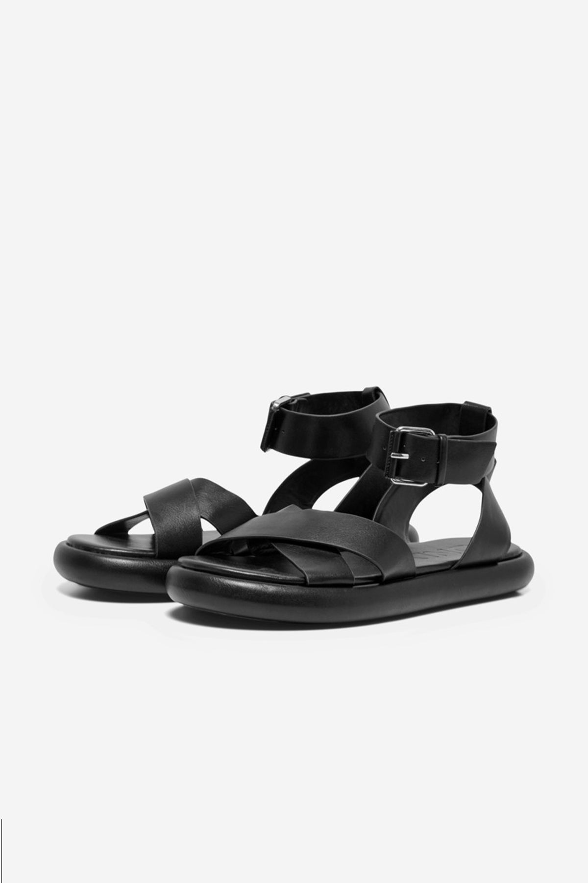 Only Minimalist Deri Düz Sandalet - Kayışlı - Günlük Translation missing: tr.content.product_image_main