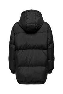 Only Oversize Kapüşonlu Midi Şişme Mont - Kışlık Günlük