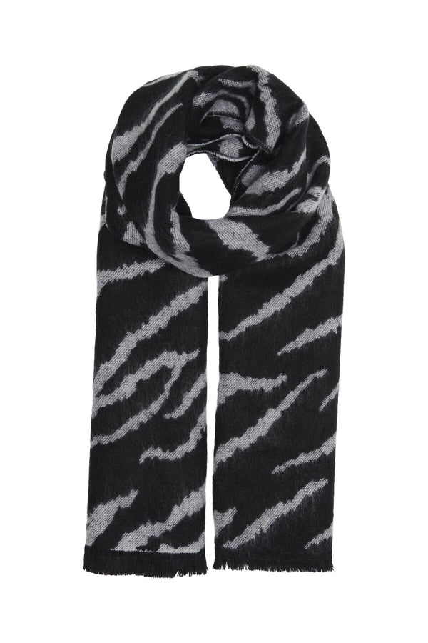 Only Oversize Zebra Desenli Atkı - Kışlık Şal