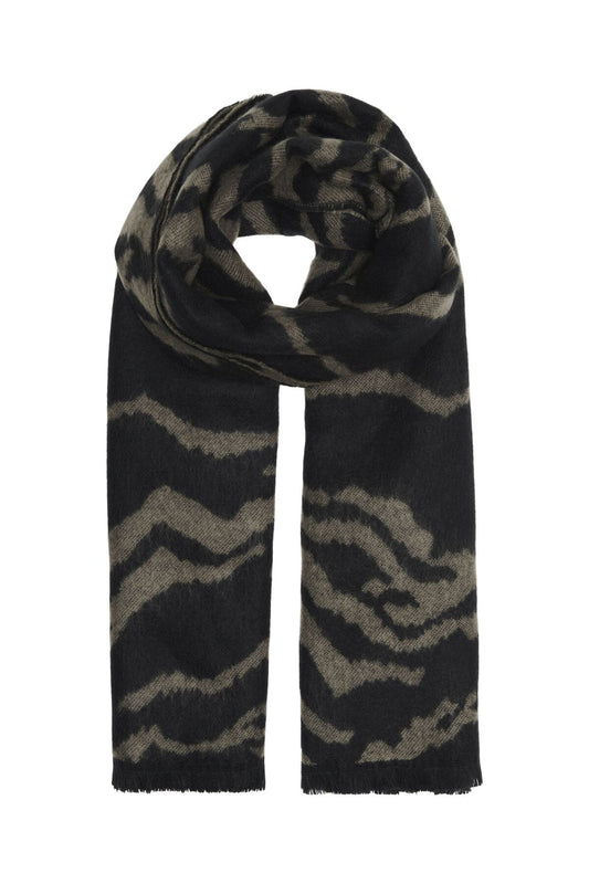 Only Oversize Zebra Desenli Atkı - Kışlık Şal