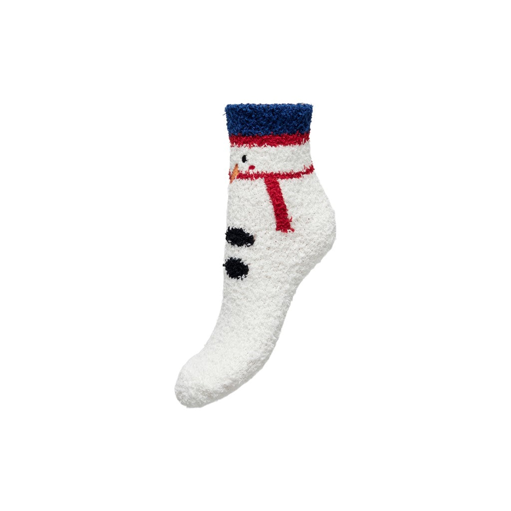 Only Peluş Noel Baba Desenli Kadın Çorabı - Sıcacık ve Rahat Ana görsel
