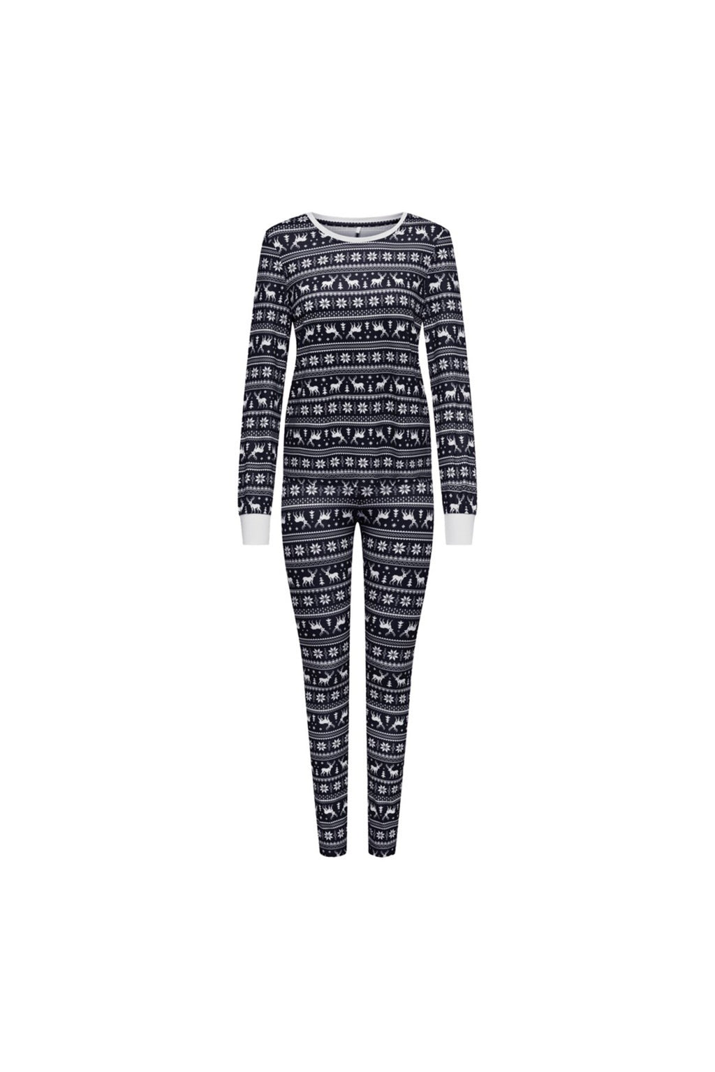 Only Uzun Kol Gece Pijama Takımı - Rahat ve Sıcak Kışlık Desen