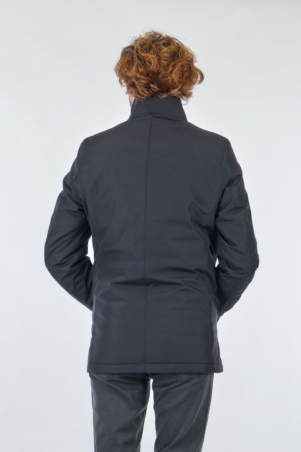 Orbita Erkek Kaban - Minimalist Stil, Regular Fit, Yüksek Yaka